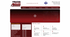 Desktop Screenshot of creativegutter.com